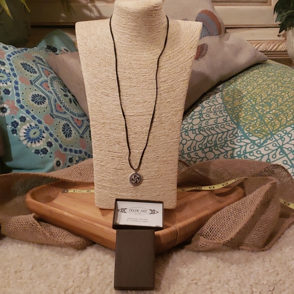 16" Handmade Porcelain Necklace Never Worn - Picture 2 of 6